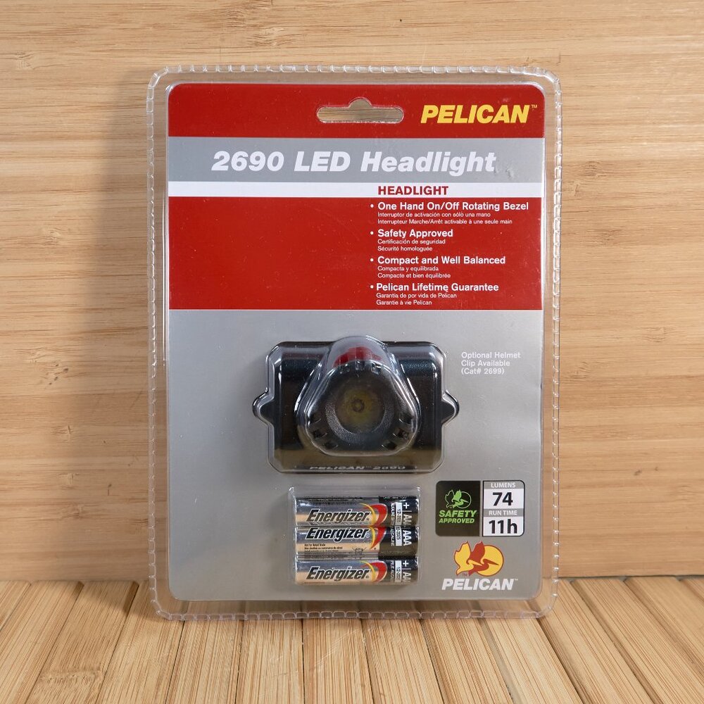 Pelican 2690 LED Headlight, 74 Lumens, NEW